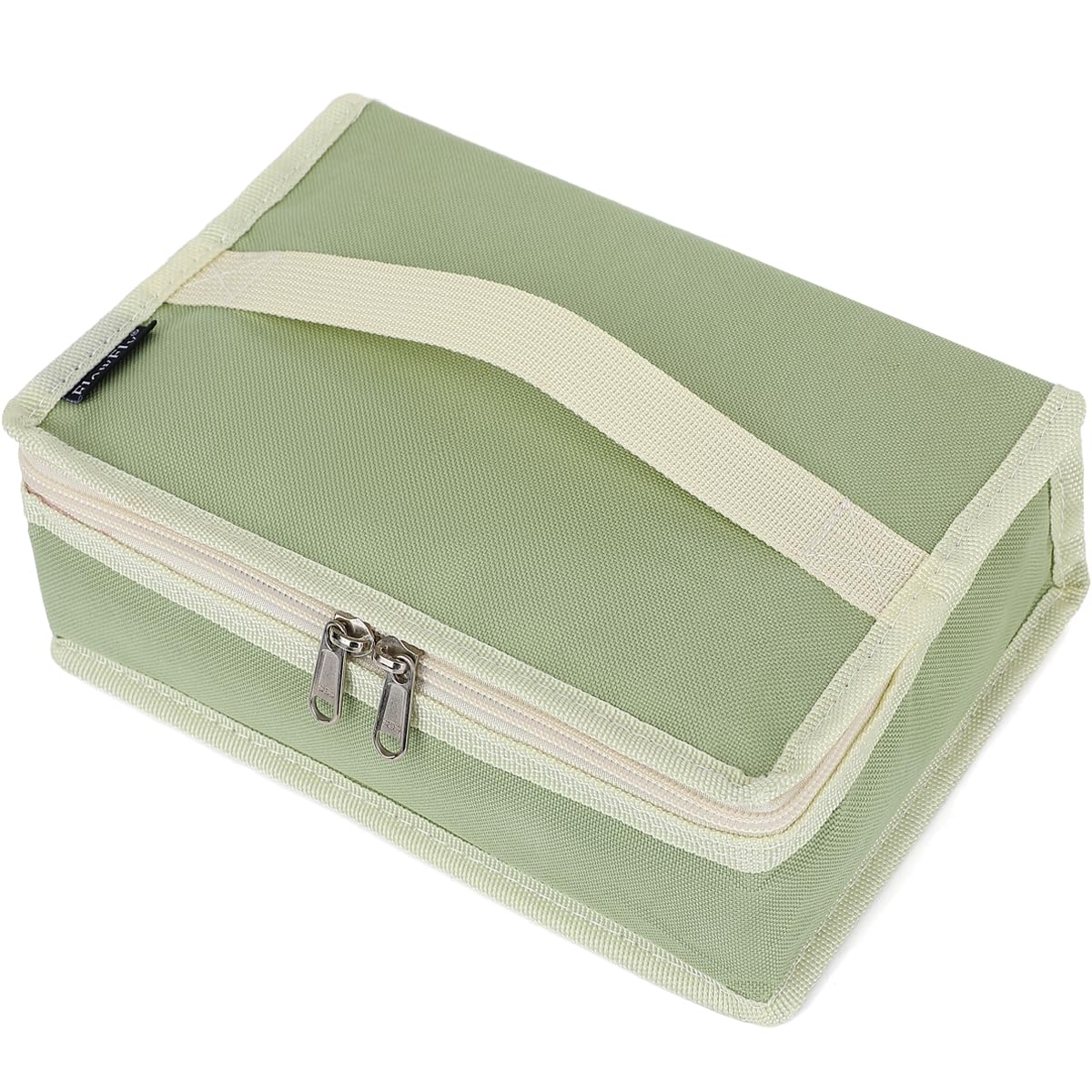 FlowFly lunch box back view shows durable exterior for daily use.