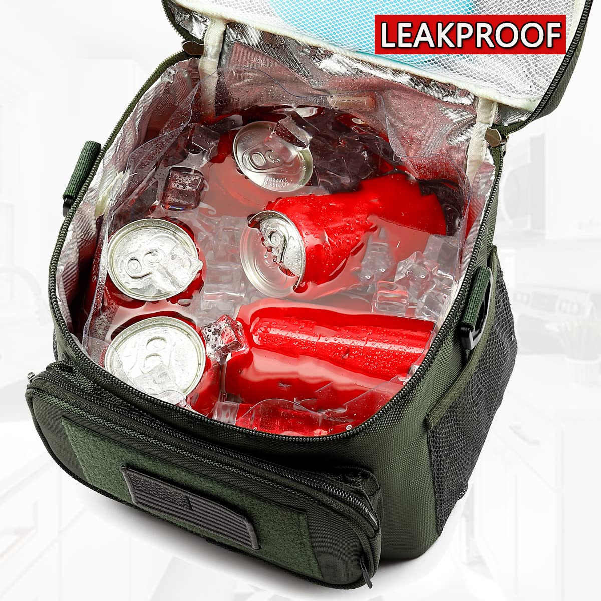FlowFly MOLLE webbing demonstrates military-style design and attachment options.