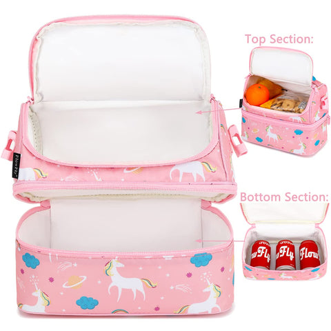 FlowFly unicorn lunch bag features durable material for daily use.