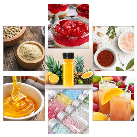 Flrolove 2oz bottles ideal for ginger shots, smoothies, tea, sauces