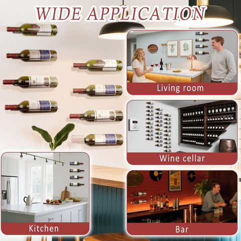 FLstudio modern wall mounted wine rack complementing contemporary interiors