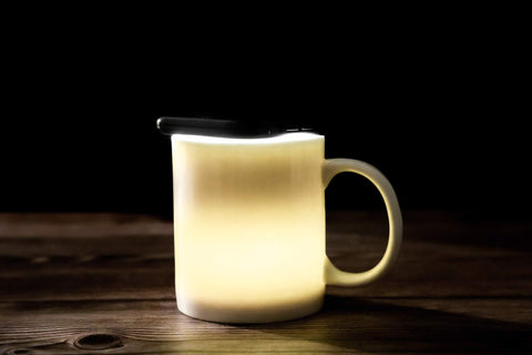 FLY SPRAY poisoned mug microwave-safe badge supports quick reheating