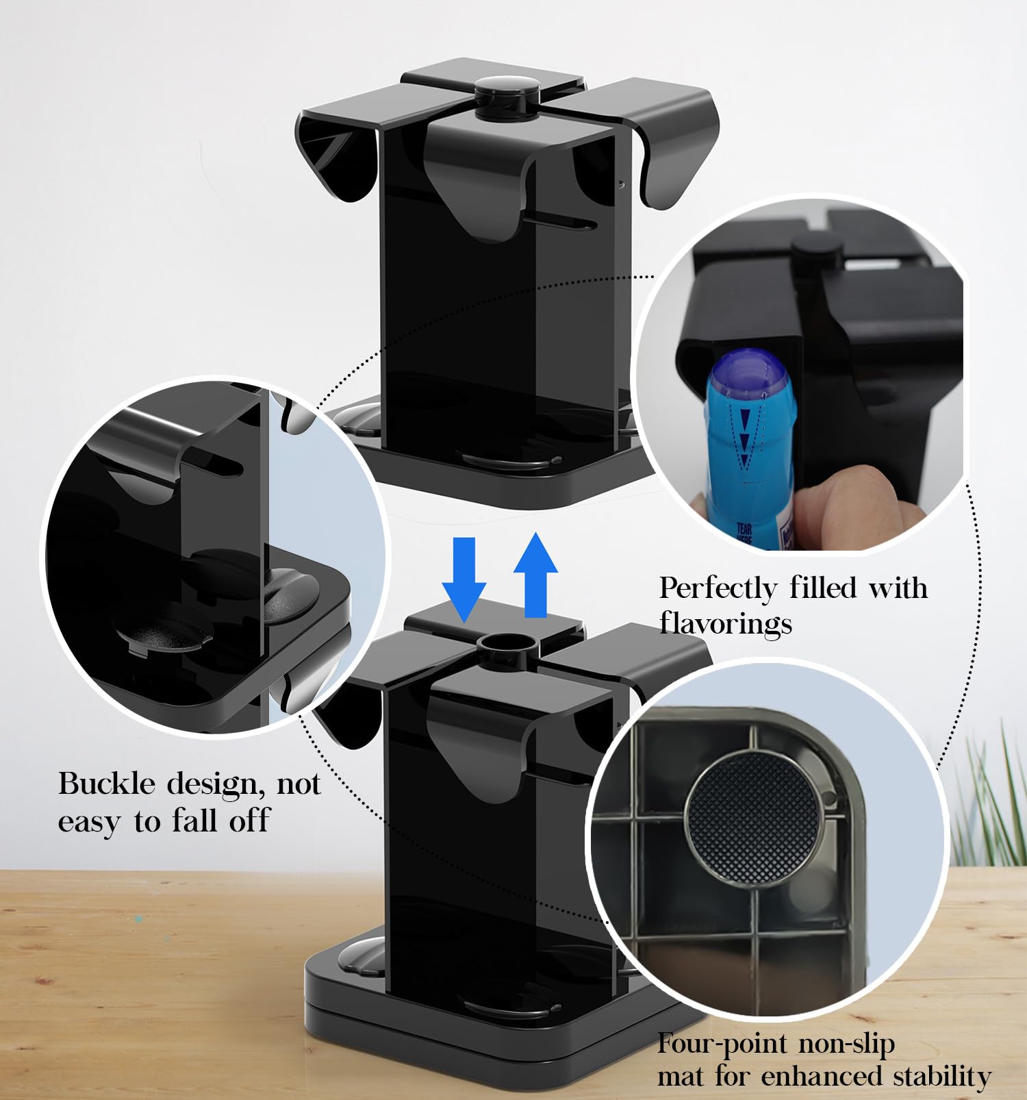 Flybok BPA-free ABS construction is easy to wipe clean.