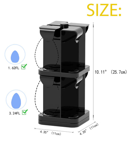Flybok rotation enables fast bottle access for Mio/KoolAid.