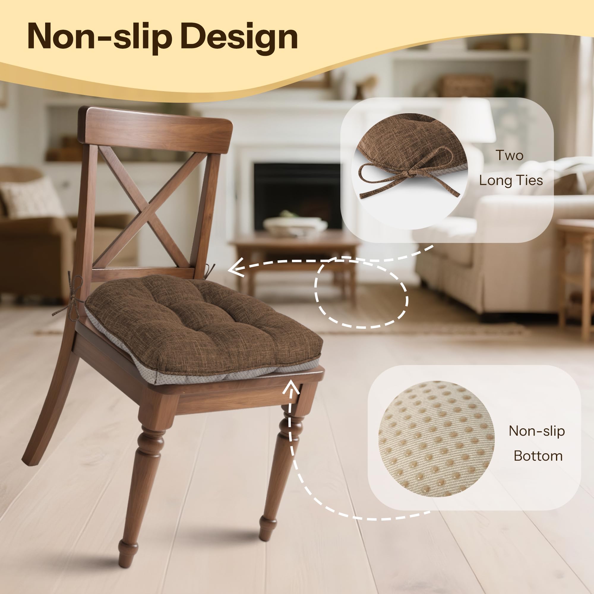 FlyGulls faux linen fabric close-up highlighting soft texture and premium feel