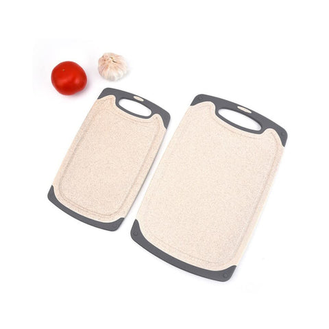 FlyingsSea cutting board set, medium top view, perfect for vegetables and fruits.