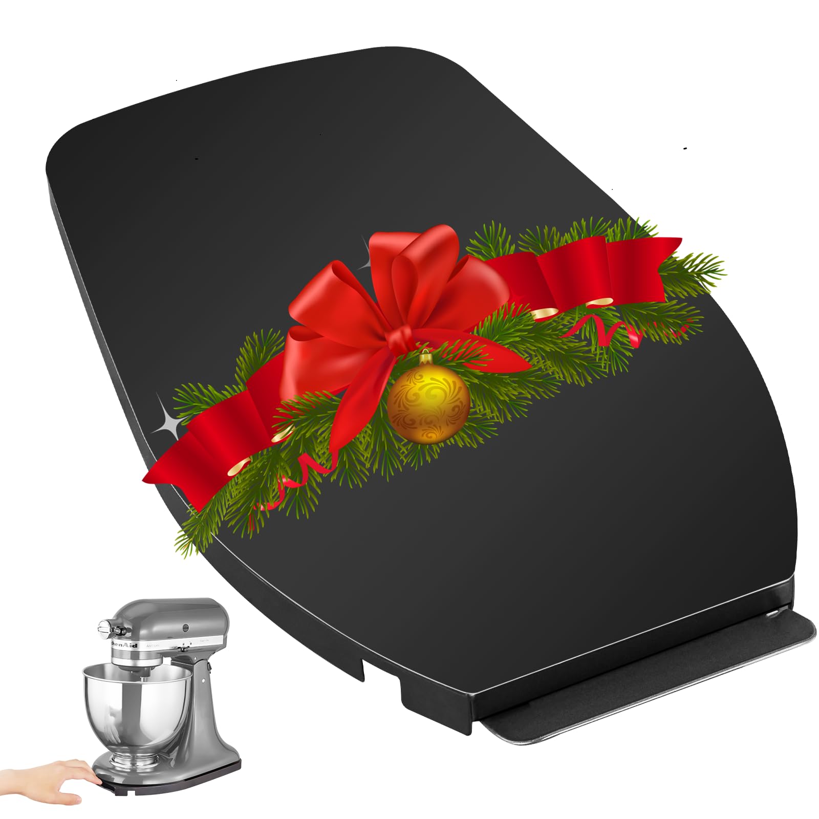 Flyisland mixer slider with KitchenAid 4.5-5qt in use for easy pull-out access