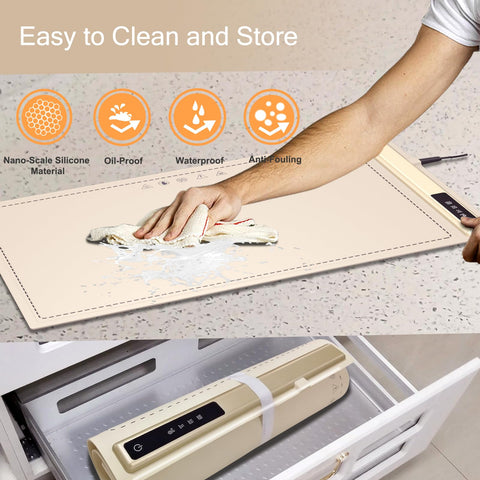 Flylipu foldable silicone warmer stored compactly for on-the-go meals.