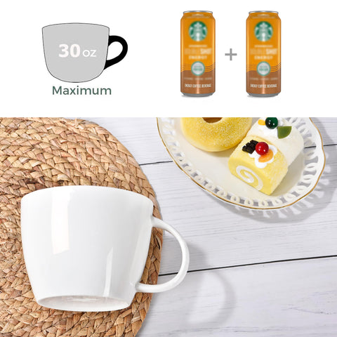 fMSDD large mug in a kitchen shows microwave-safe convenience.