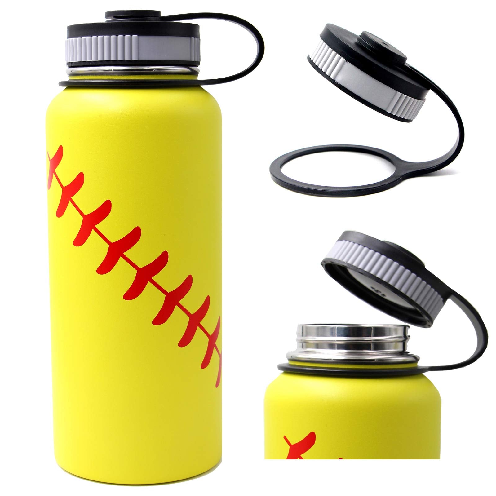 FMYWZS bottle with two lids offers flexible use for sports and travel