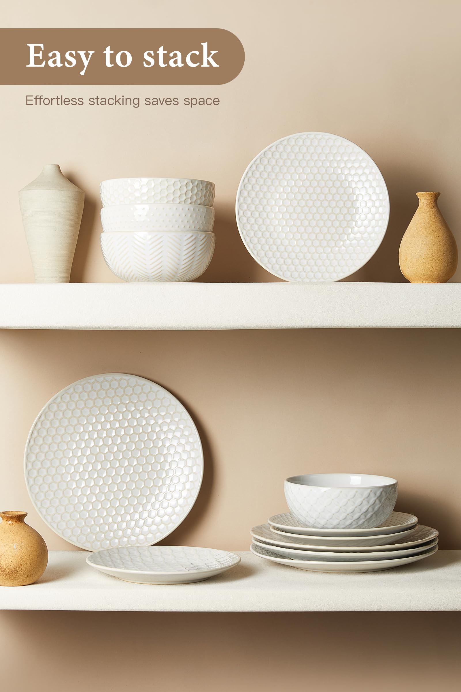 FOBENTA microwave-safe and dishwasher-safe—easy care for busy homes.