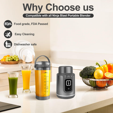foboko dishwasher-safe Ninja Blast accessory set simplifies post-blend cleaning