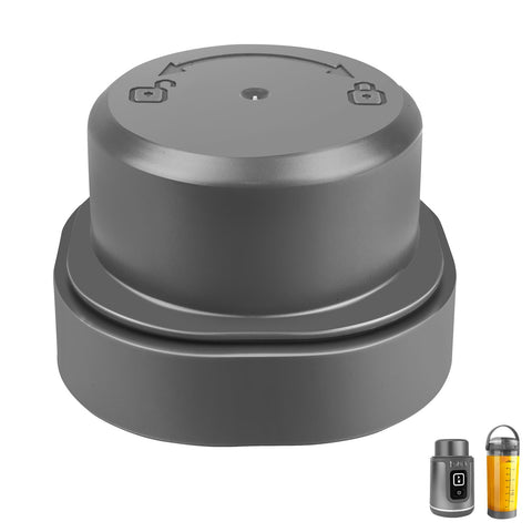 foboko vessel cap closeup reveals easy-clean silicone seal and bottom protection