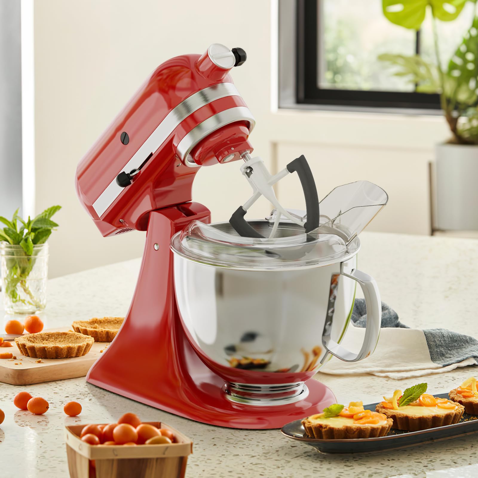 FOCOllK Flex Edge Beater with flexible edge for smooth, thorough mixing.