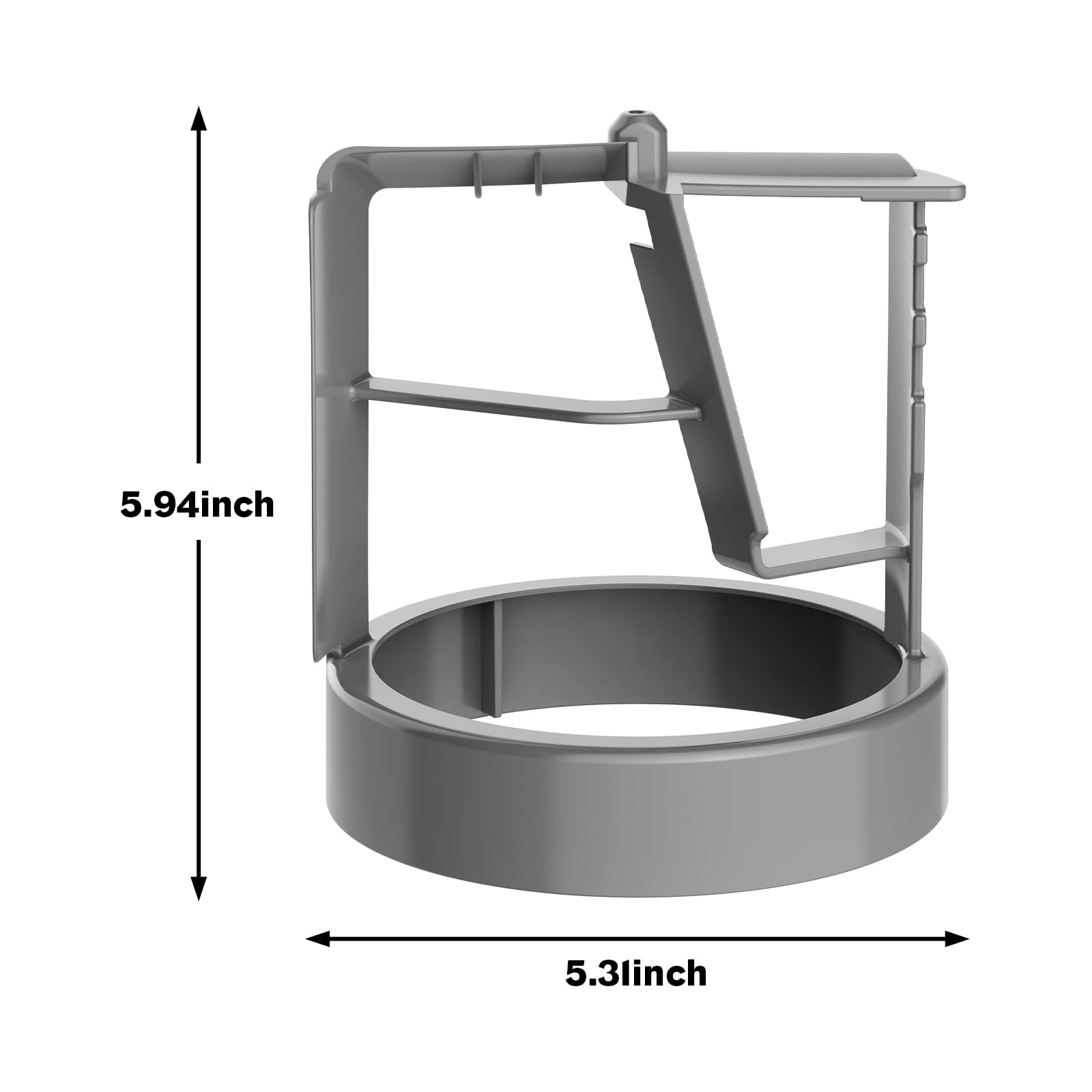FOCOllK paddle side view highlighting BPA-free material and compact design