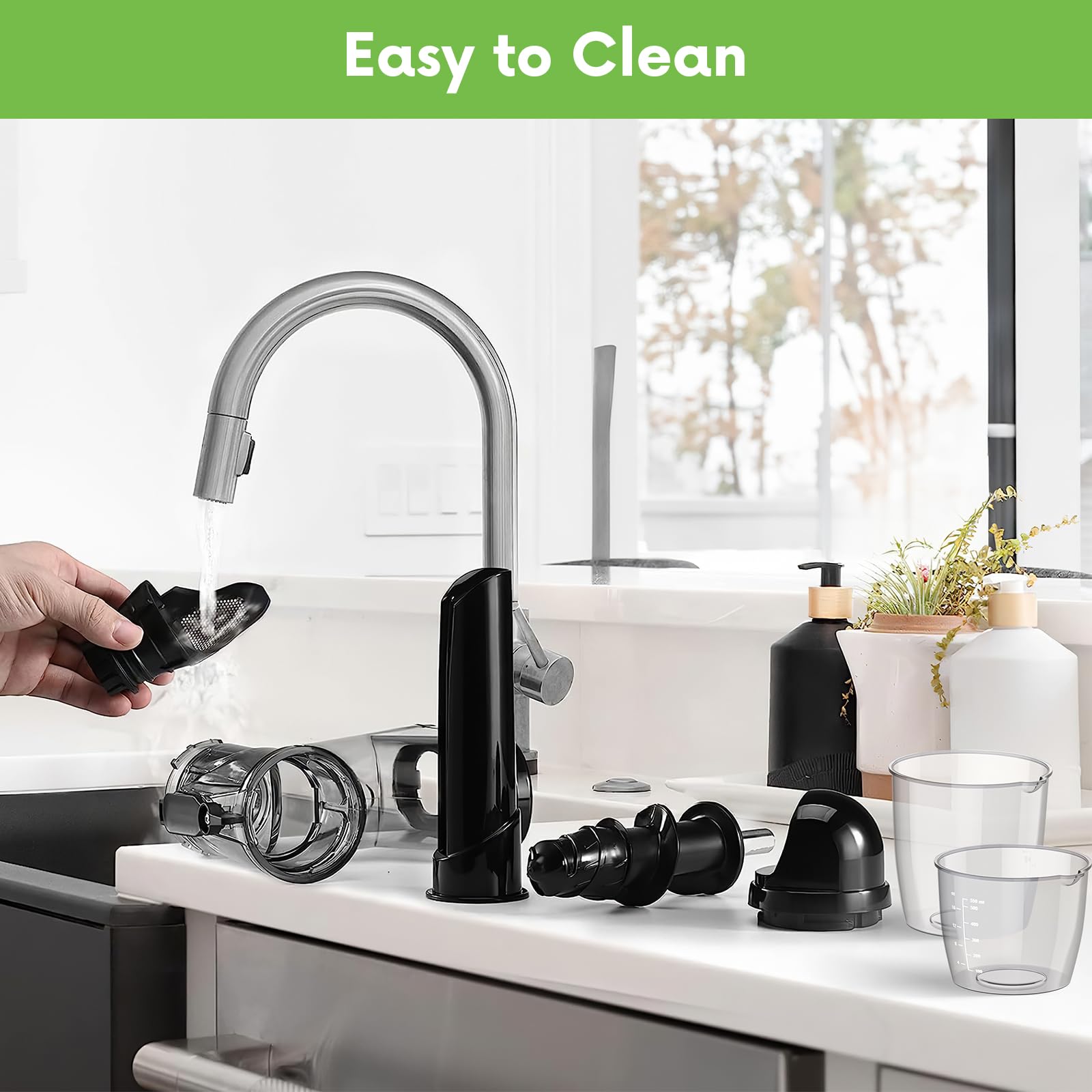FOCOllK detachable parts image highlights simplified cleaning and maintenance.
