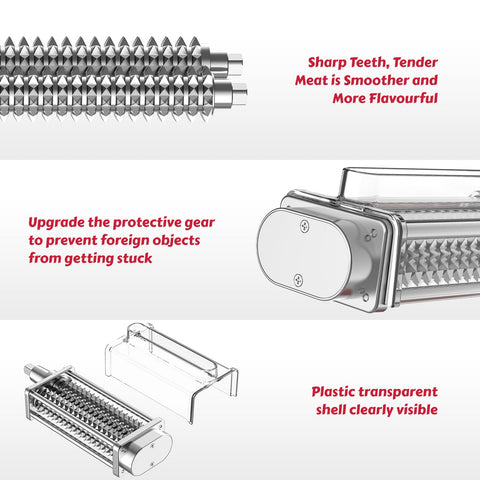 FOCollK boneless-meats tenderizer enables precise texture with minimal effort.