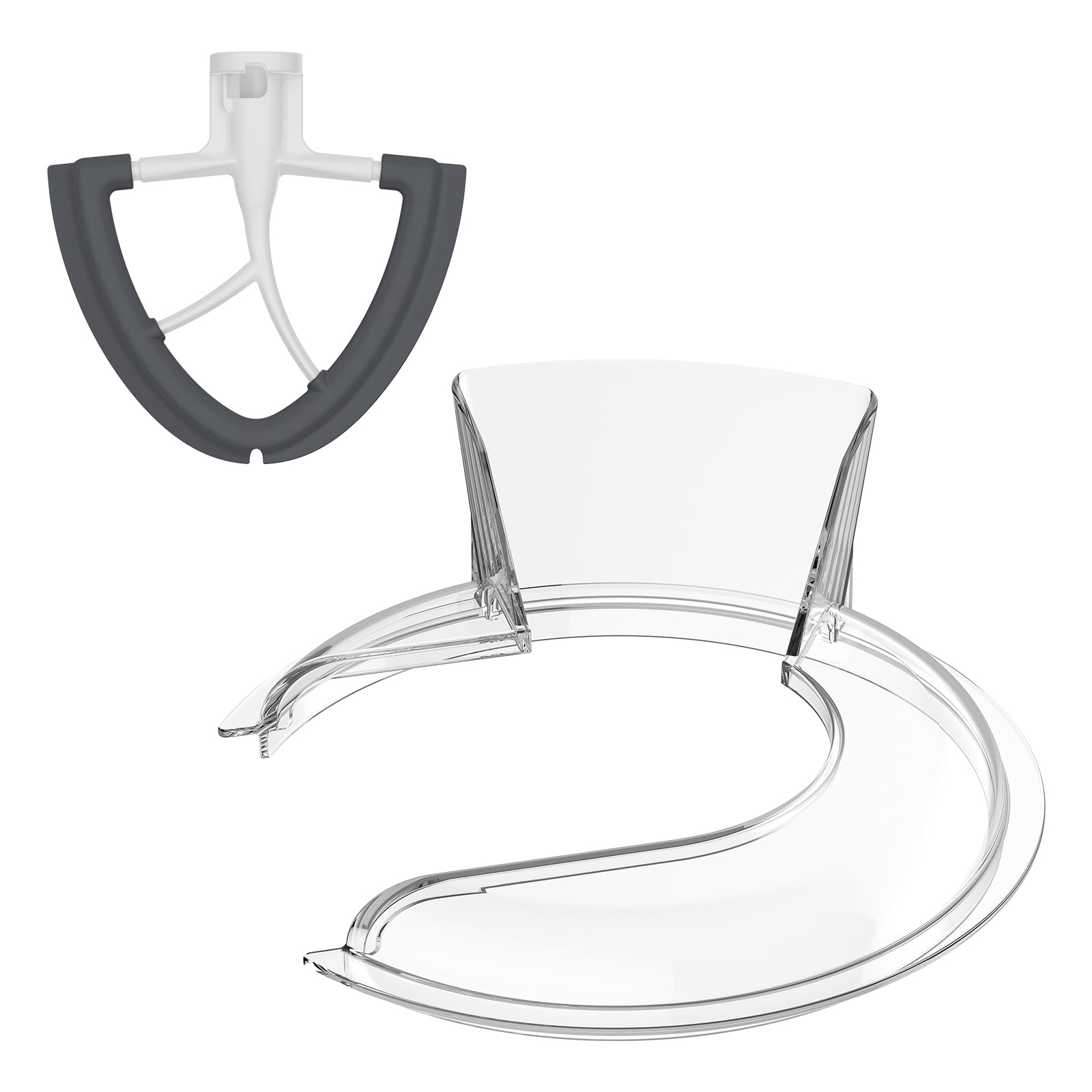 FOCOllK Pouring Shield secures ingredients during pouring for a mess-free prep.