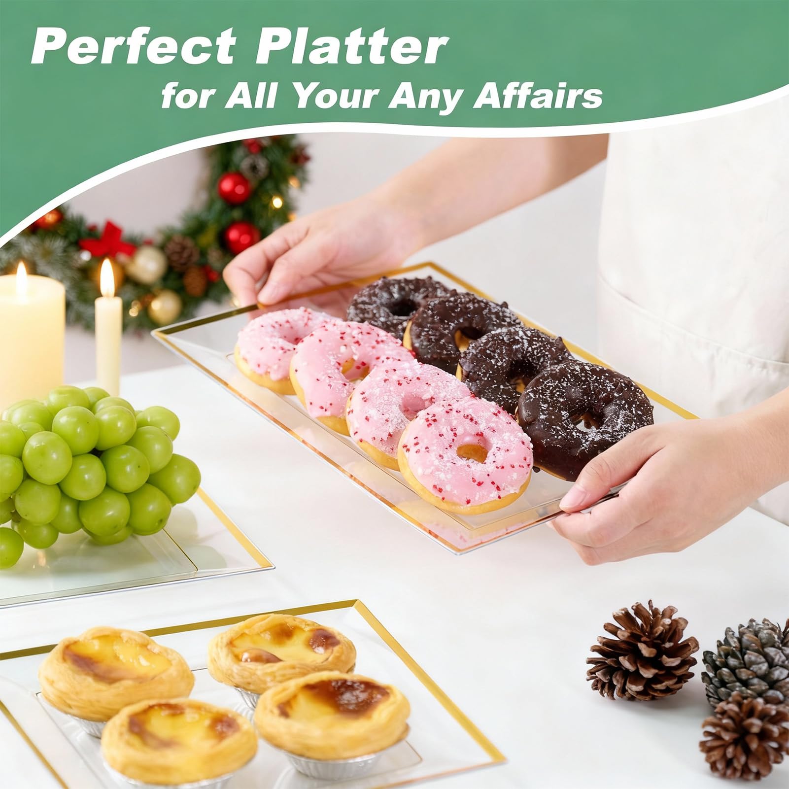 FocusLine disposable party trays enable quick cleanup after events