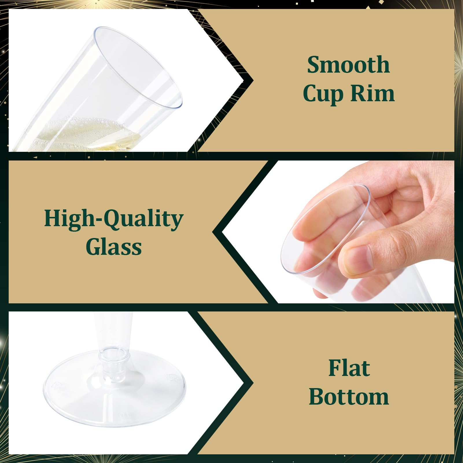 FOCUSLINE versatile cups for weddings, parties, and picnics