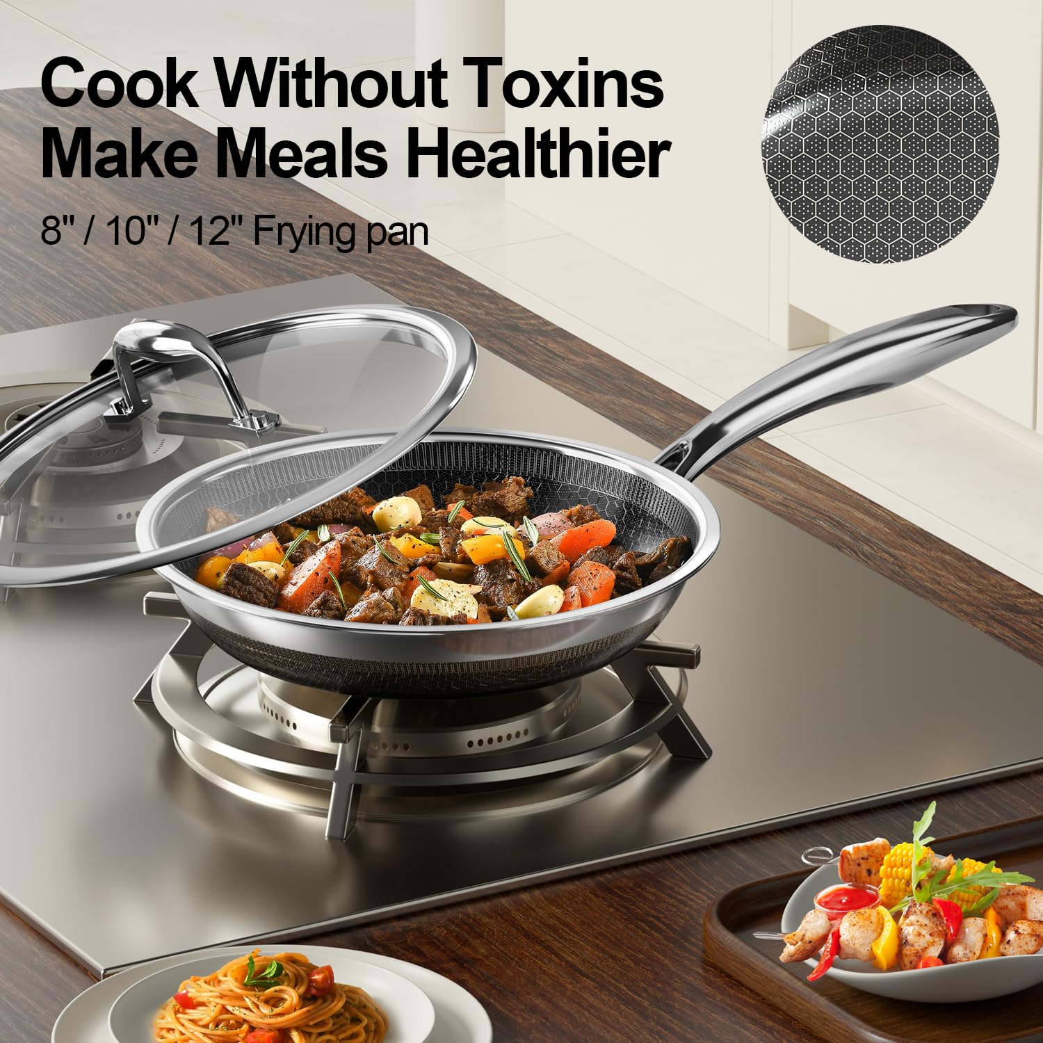 FogDream heavy-duty stainless steel body supports daily cooking ritual.