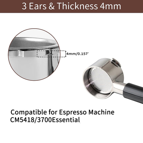 Fogkay 51mm filter basket holds up to 16 grams for fuller extraction.