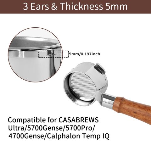 Fogkay 21g 58mm filter basket supports consistent dosing for balanced espresso