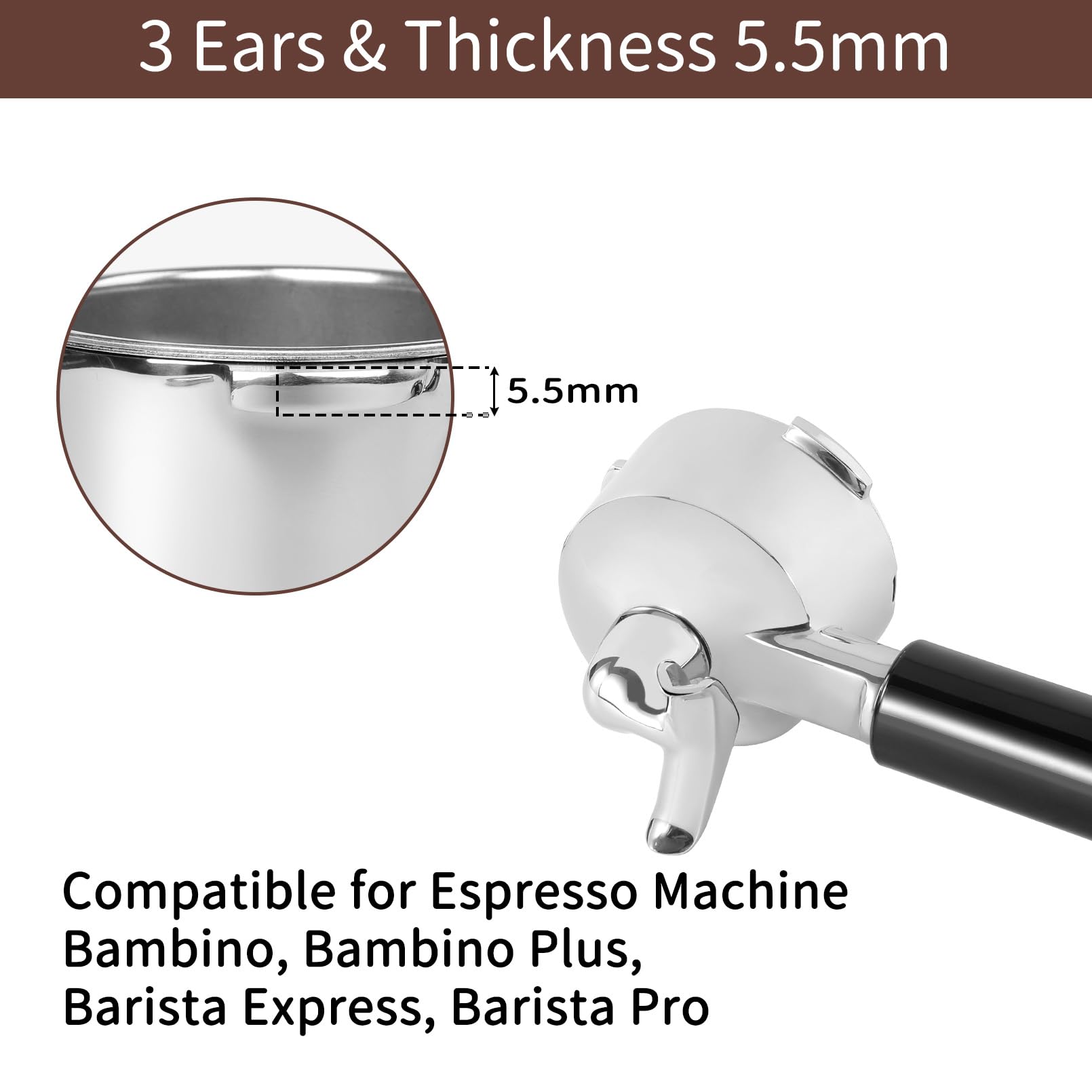 fogkay portafilter with basket removal tool enables easy cleaning