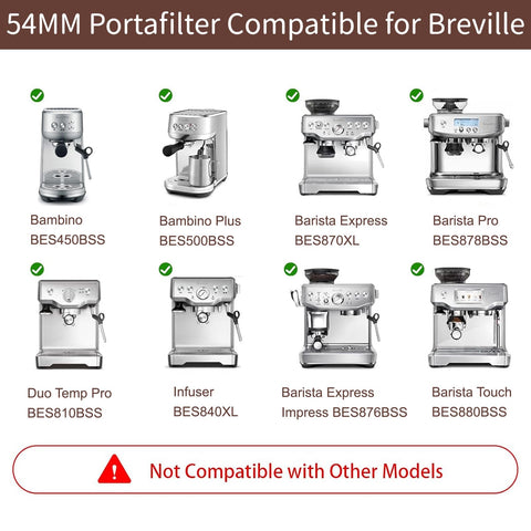 fogkay 54mm portafilter dimensions ensure secure machine fit