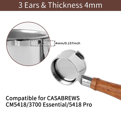 Fogkay puck screen 51mm promotes even water distribution for better extraction.