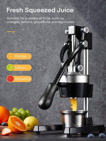 FOHERE cast-iron base juicer highlights sturdy construction ideal for daily use
