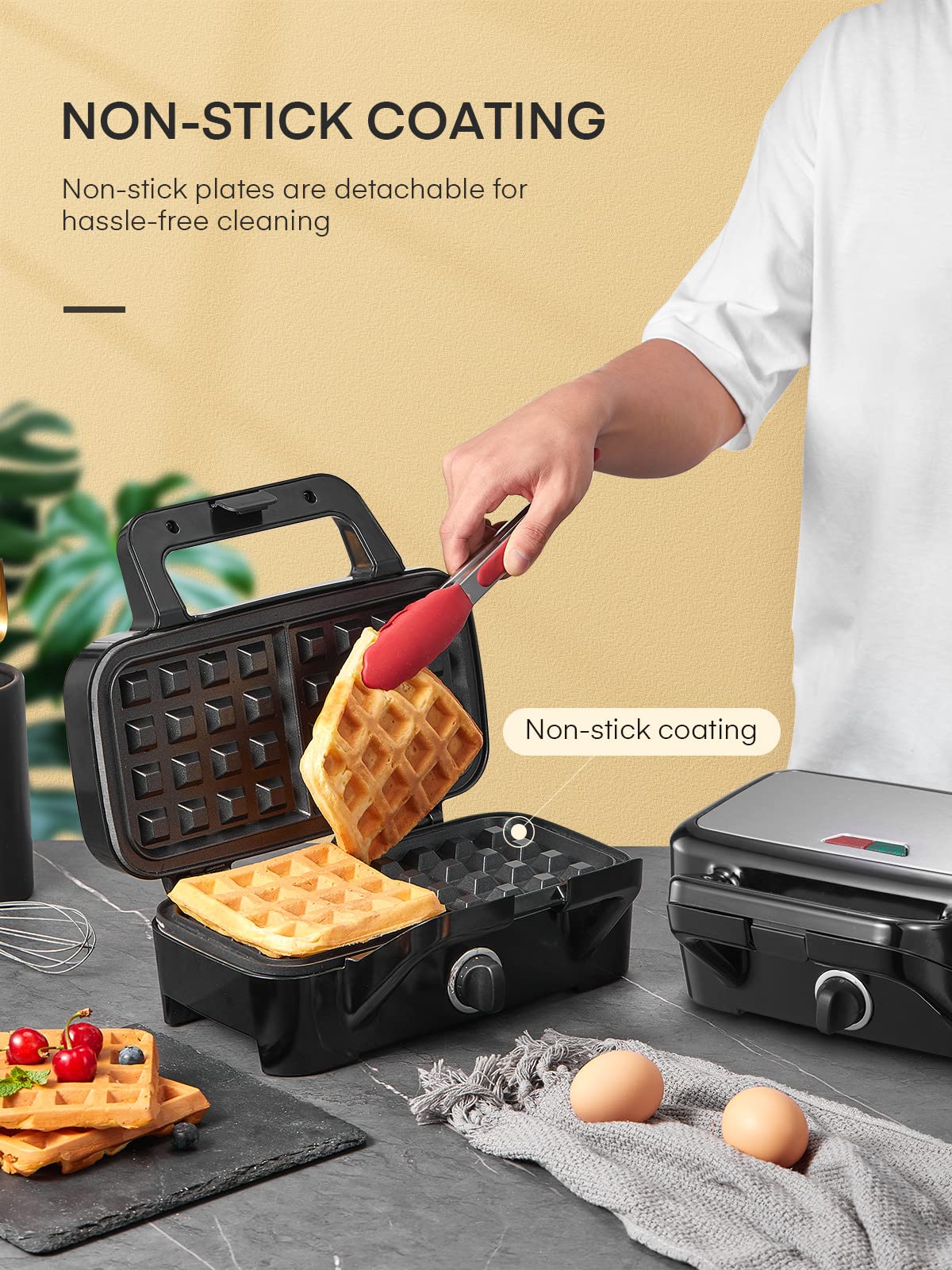 FOHERE compact, portable design fits in small kitchens or on the go.