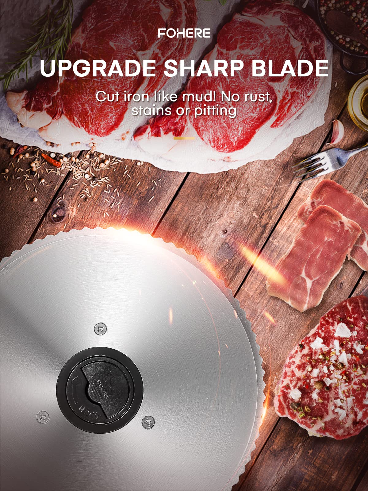 FOHERE easy clean design simplifies post slicing cleanup.