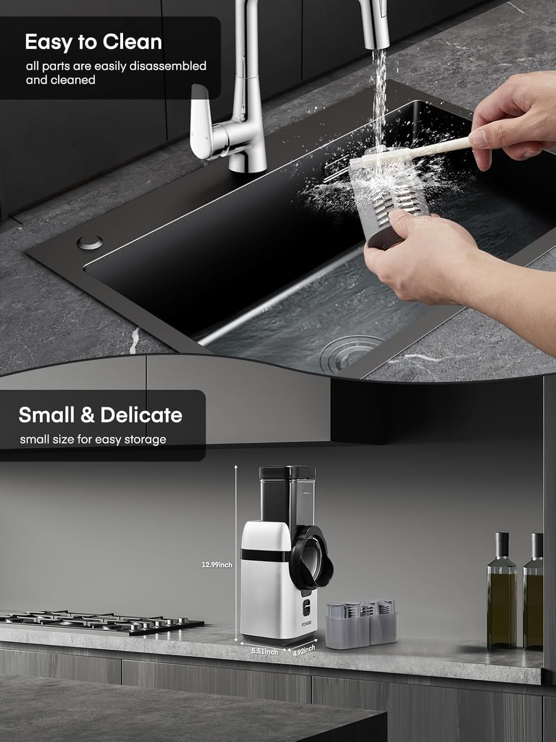 FOHERE outlet design demonstrating quick output