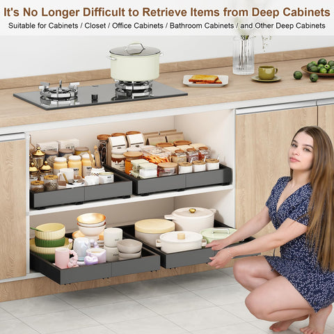 Fokyfok versatile organizers suit kitchen, pantry, wardrobe, and office storage needs.