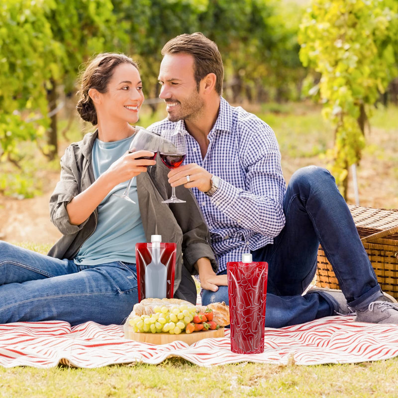 Holds a full 750ml wine bottle for red or white
