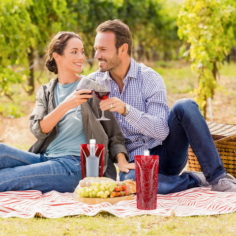 Holds a full 750ml wine bottle for red or white