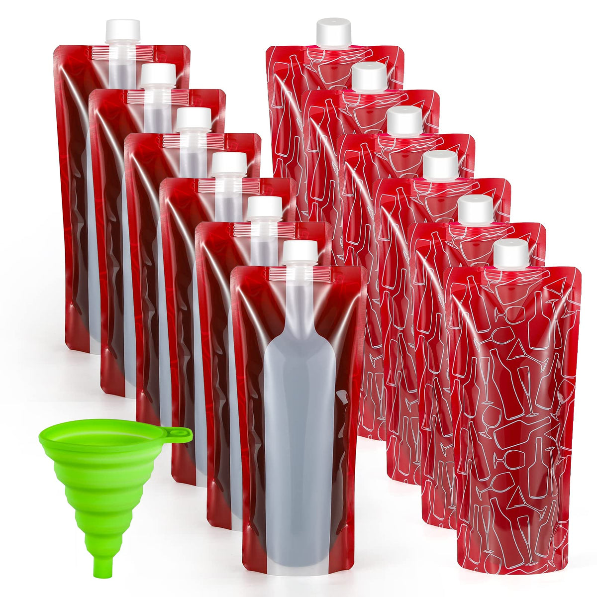 Foldable Wine Bag compact fold for travel and packing