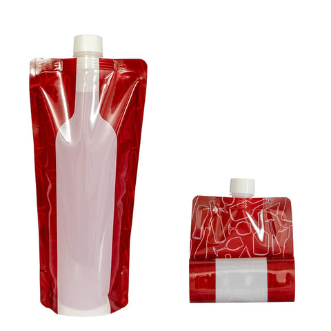 Pack of 12 foldable wine bags for gifting and trips