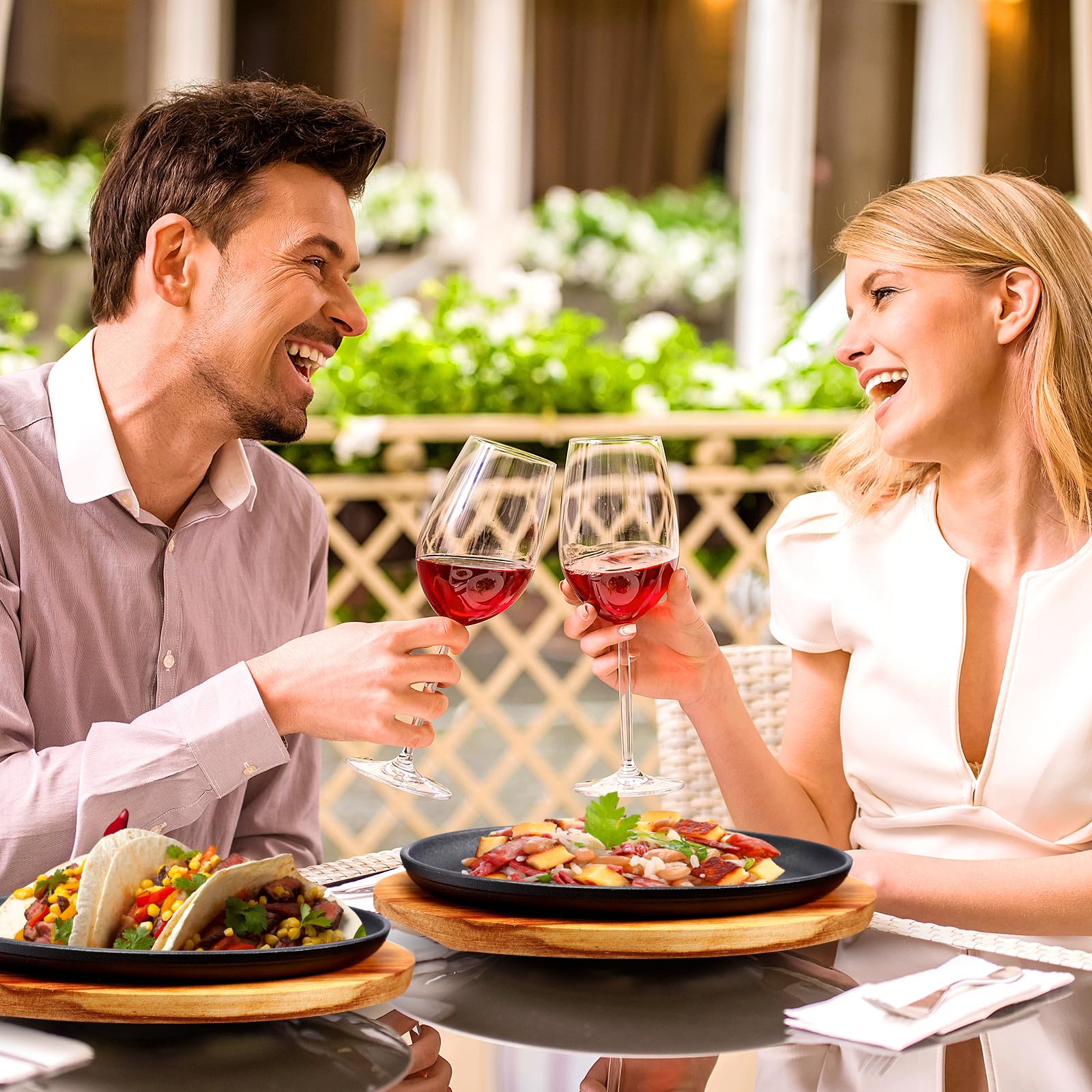 FoldTier cast iron skillet pre-seasoned for easy start