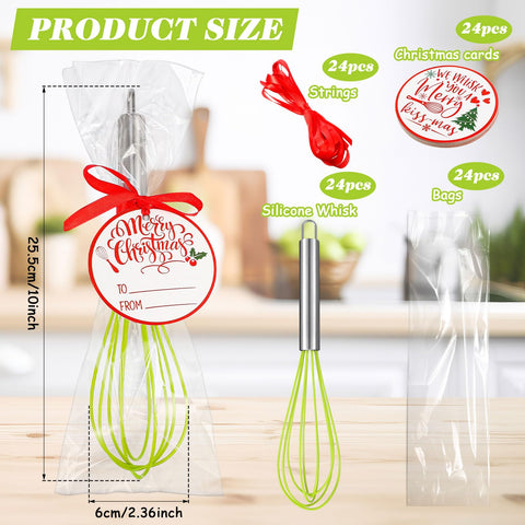 FoldTier 10-inch silicone whisk for batter mixing