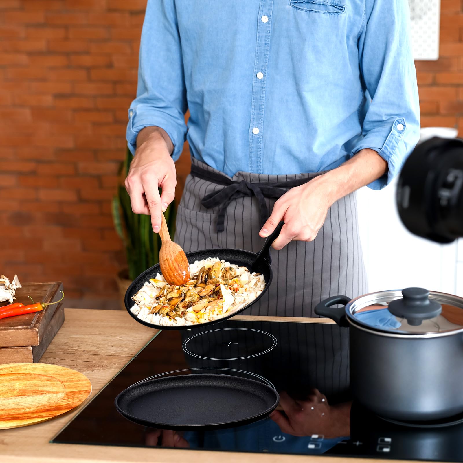 FoldTier versatile fajita set for meats, veggies, seafood