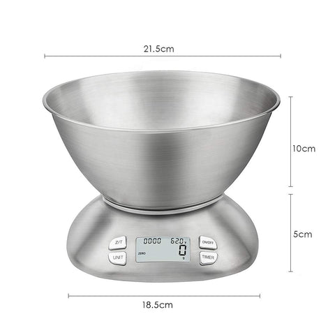 Folind 0.1 oz and 1 g precision supports accurate baking and portioning.