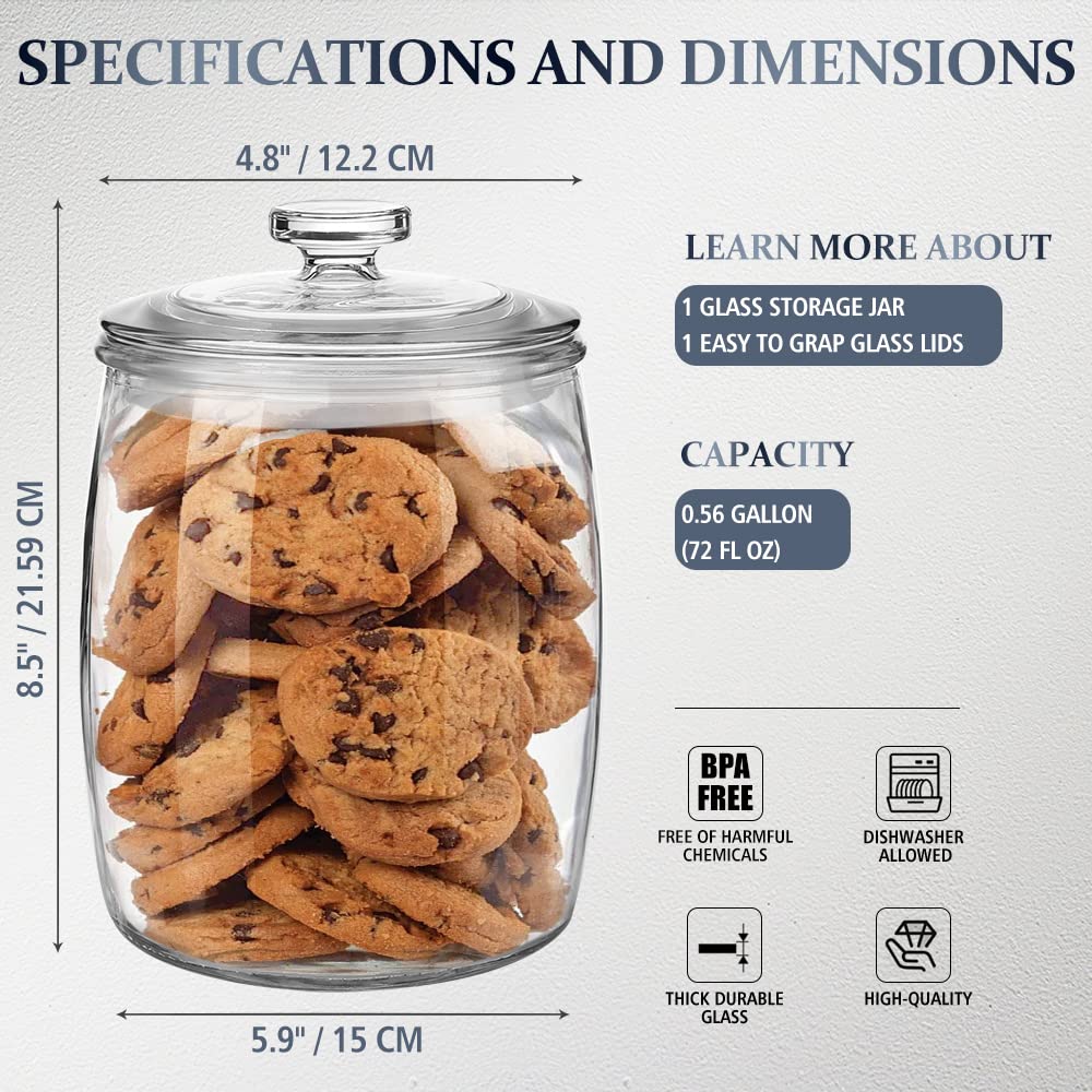 Folinstall decorative jar enhances kitchen counter display with a modern touch.