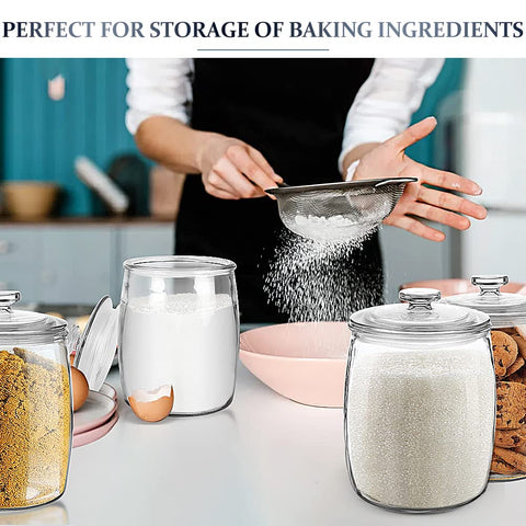 Folinstall durable glass jar that's easy to clean and resists odors.