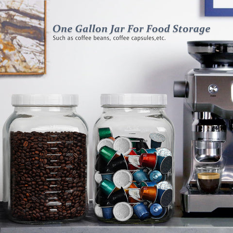 Folinstall jar suited for fermenting kombucha and other small-batch projects