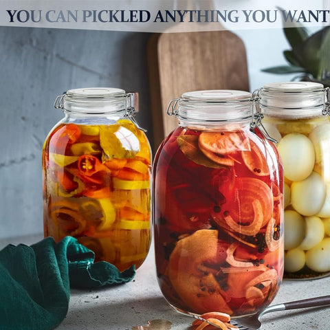 Folinstall pickled eggs in a jar show simple home canning and preservation.