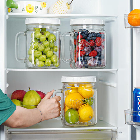 Folinstall jars in use on a pantry shelf for organized storage