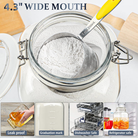 Folinstall jar with measurement marks for quick portioning