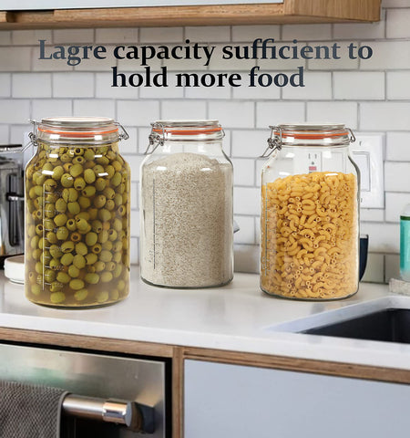 Folinstall pantry storage ideas show versatile uses for jars in the kitchen.